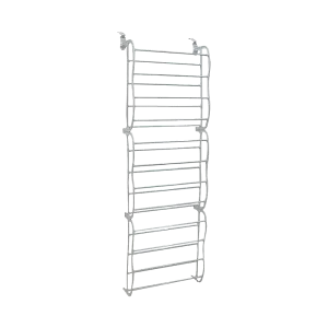 36 Pair Shoe Holder Organiser | Over The Door Hanging Shelf Rack | Storage Hook