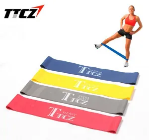 4pcs/lot 4 Levels Available Pull Up Assist Bands Crossfit Exercise Body Ankle Fitness Resistance Loop Band
