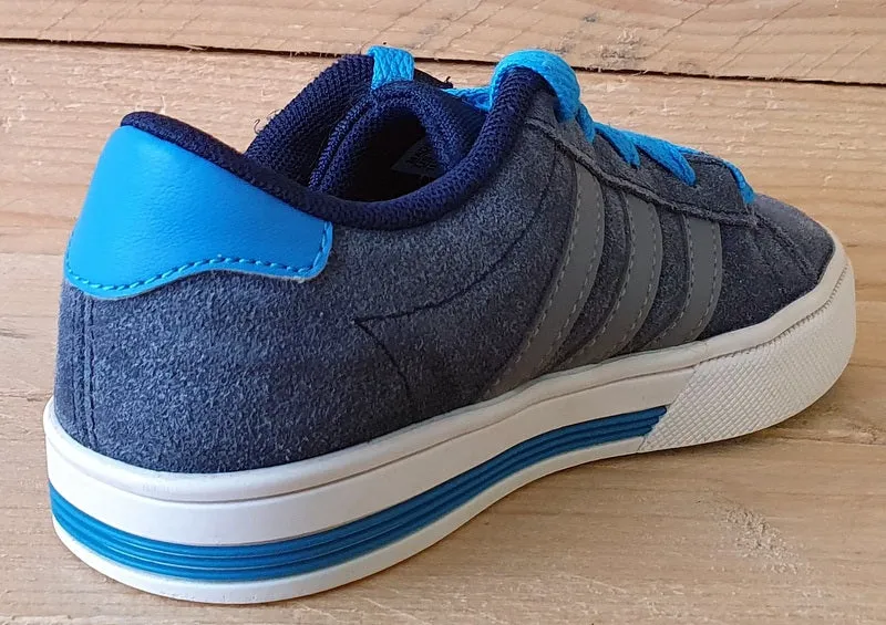 Adidas Daily Team K Low Suede Kids Trainers UK11K/US11.5K/EU29 F99164 Blue