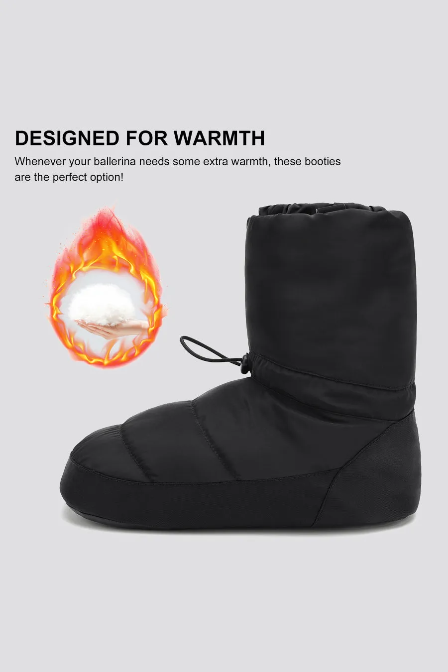 Adults Ballet Booties | Dance Shoes for Warm Up