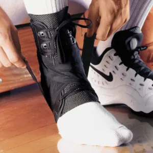 AIRWAY ANKLE STABILIZER W/STRAPS LG