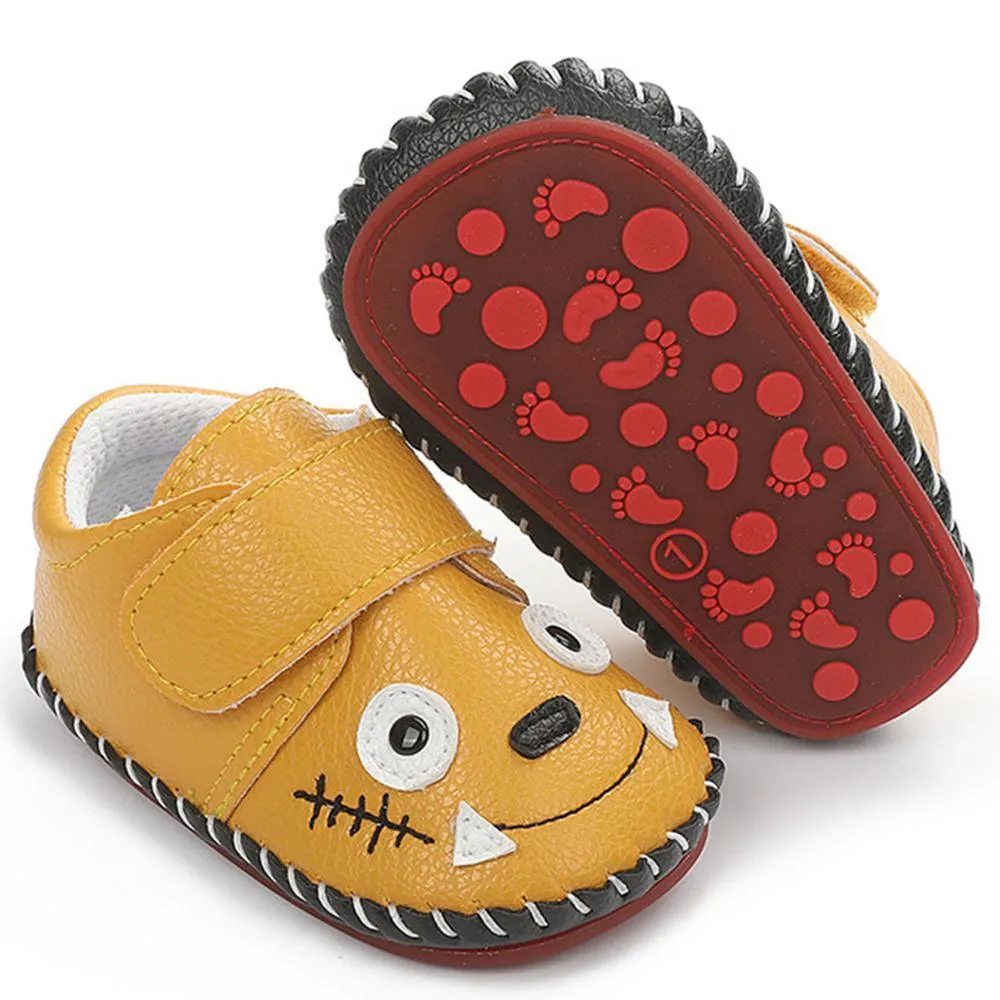 Baby Unisex Cartoon Magic Tape Shoes