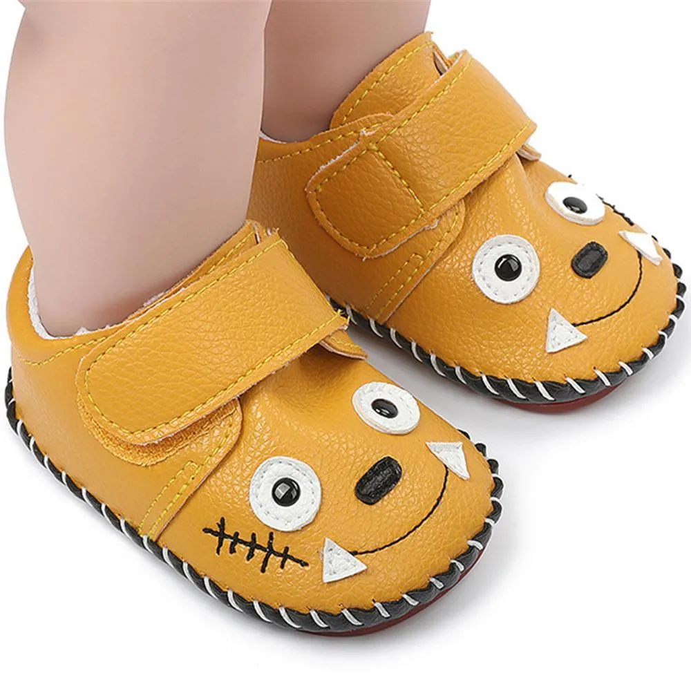 Baby Unisex Cartoon Magic Tape Shoes