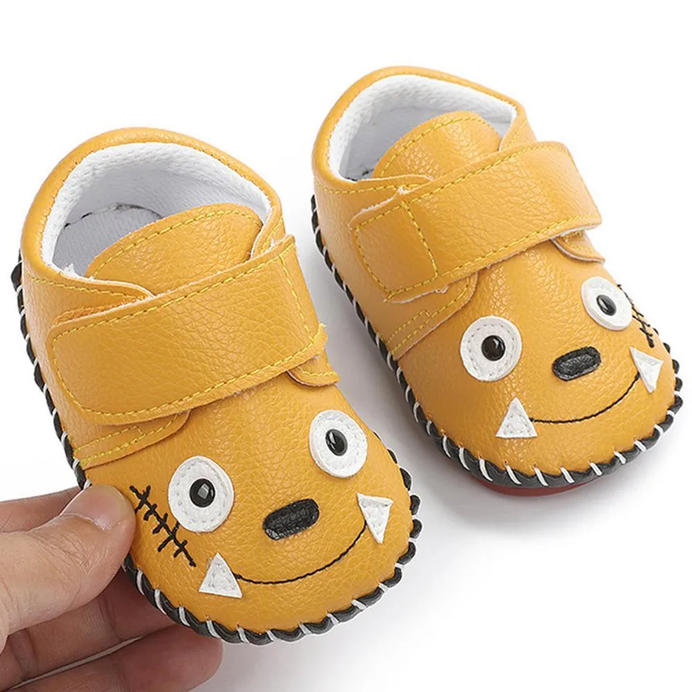 Baby Unisex Cartoon Magic Tape Shoes