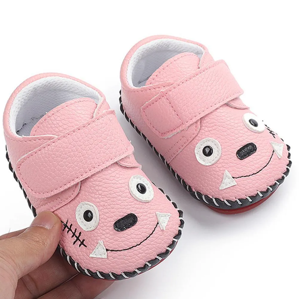 Baby Unisex Cartoon Magic Tape Shoes