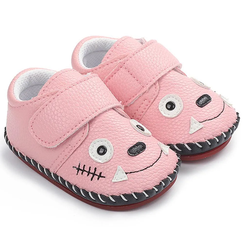 Baby Unisex Cartoon Magic Tape Shoes
