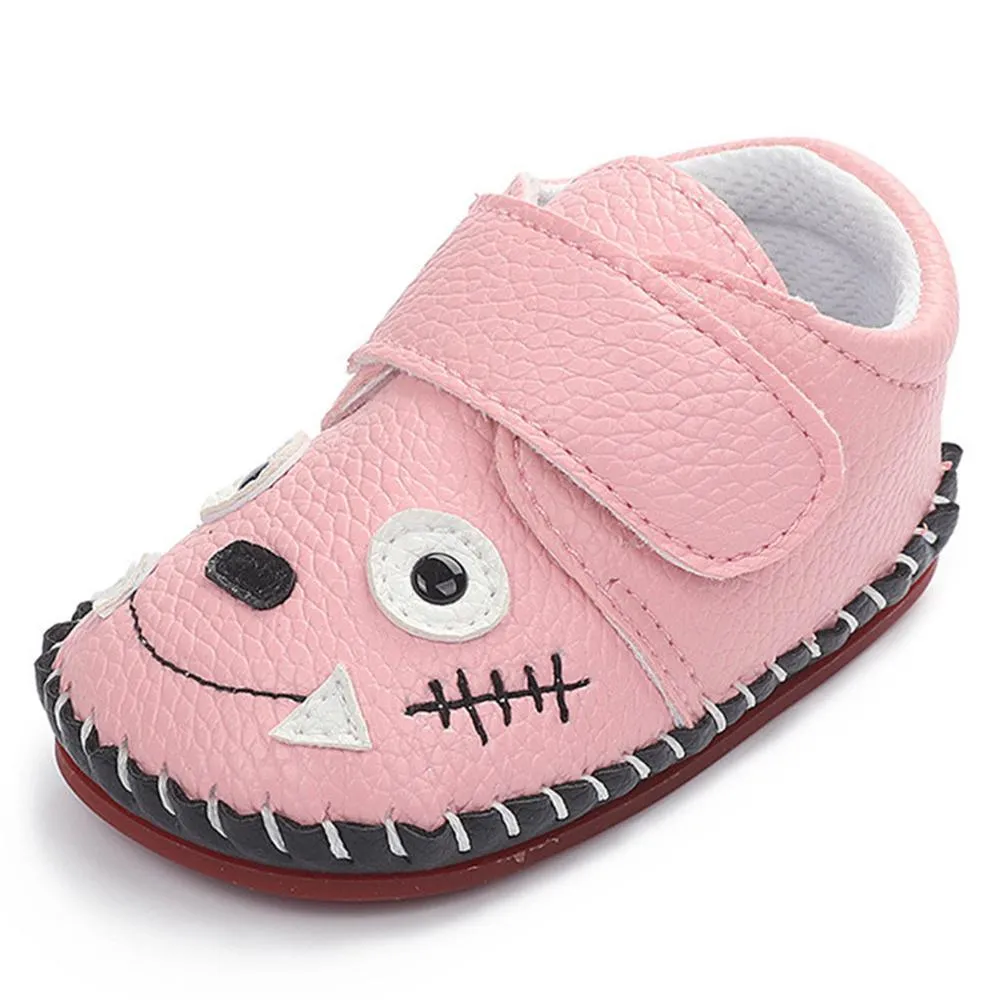 Baby Unisex Cartoon Magic Tape Shoes