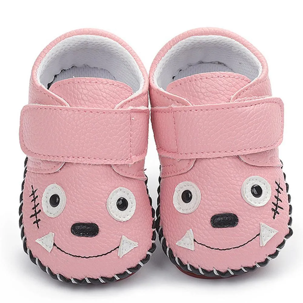 Baby Unisex Cartoon Magic Tape Shoes