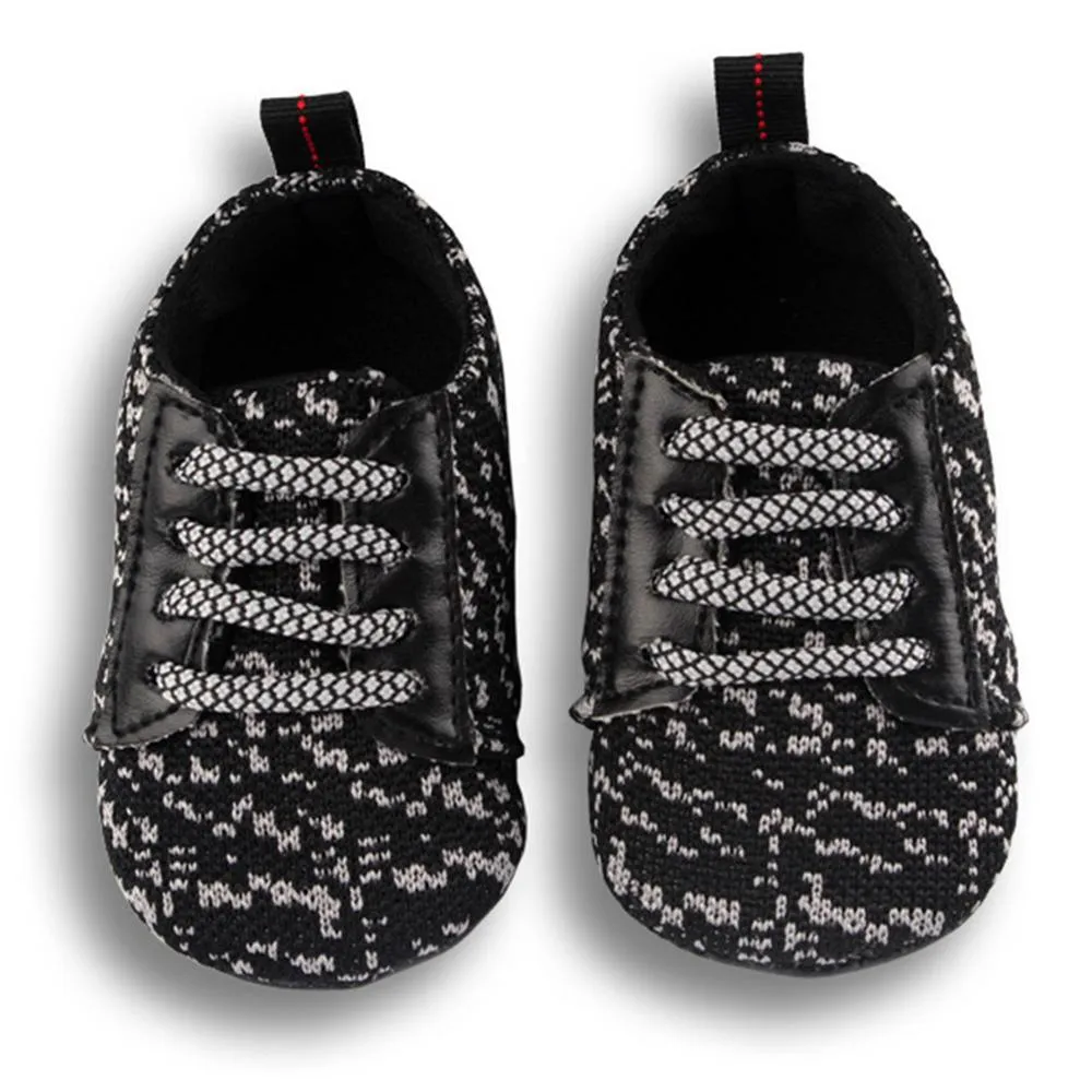 Baby Unisex Lace Up Comfy Toddler Shoes