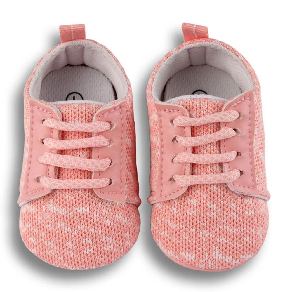 Baby Unisex Lace Up Comfy Toddler Shoes