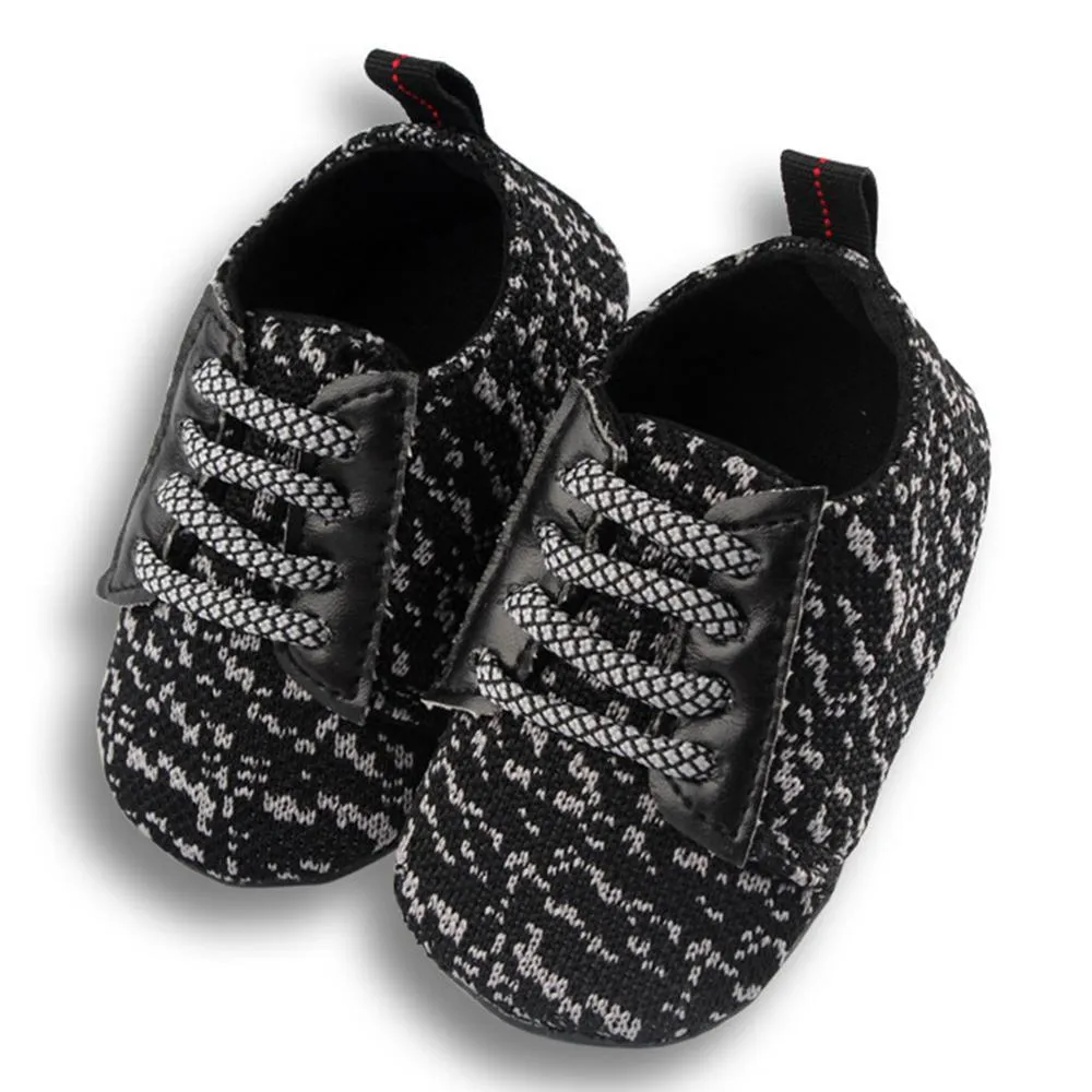 Baby Unisex Lace Up Comfy Toddler Shoes