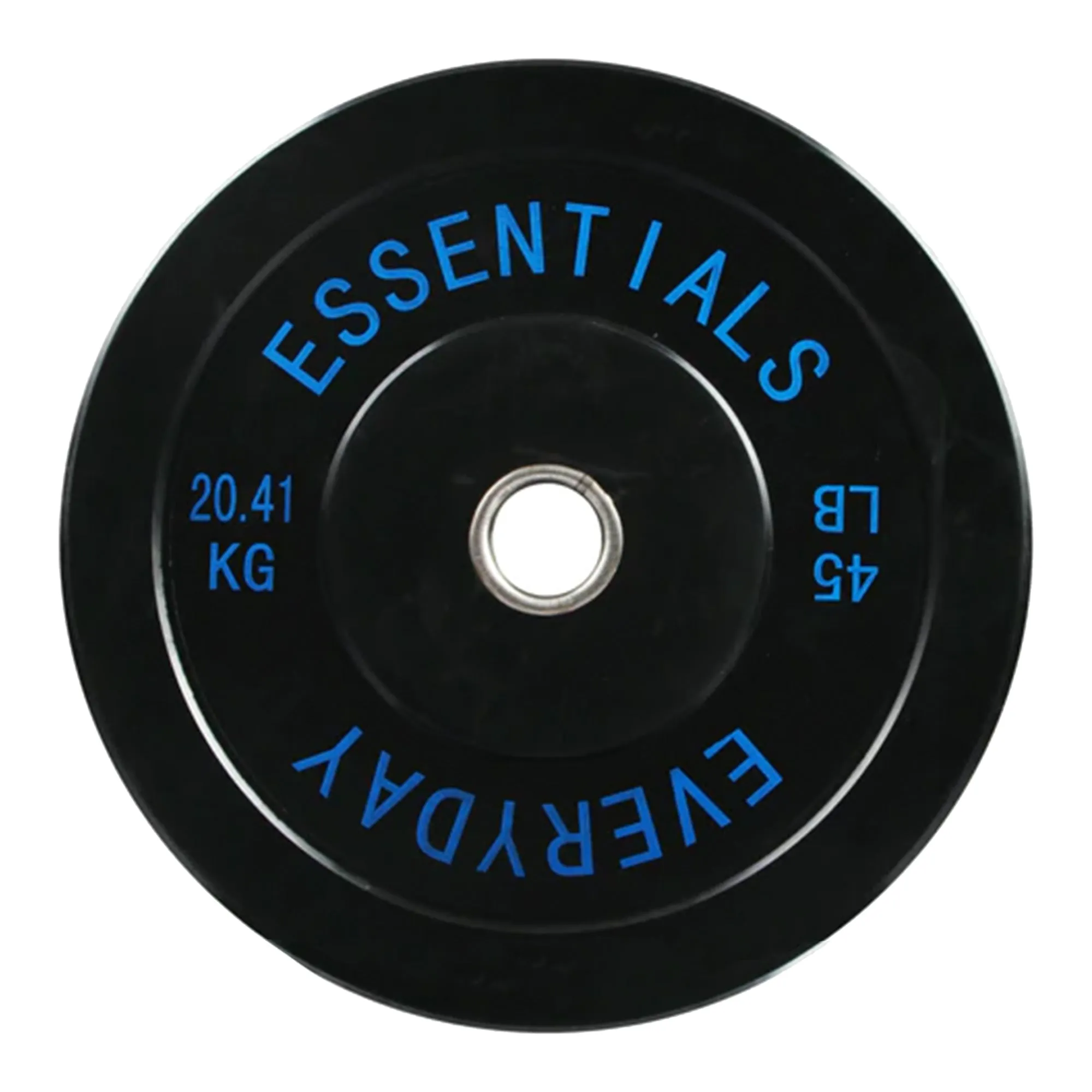 BalanceFrom Everyday Essentials 45 Pound Olympic Weight Plate, 1 Pair, Black