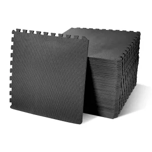 BalanceFrom Fitness 144 Sq Ft Interlocking Foam Mat Tiles,blk(For Parts)