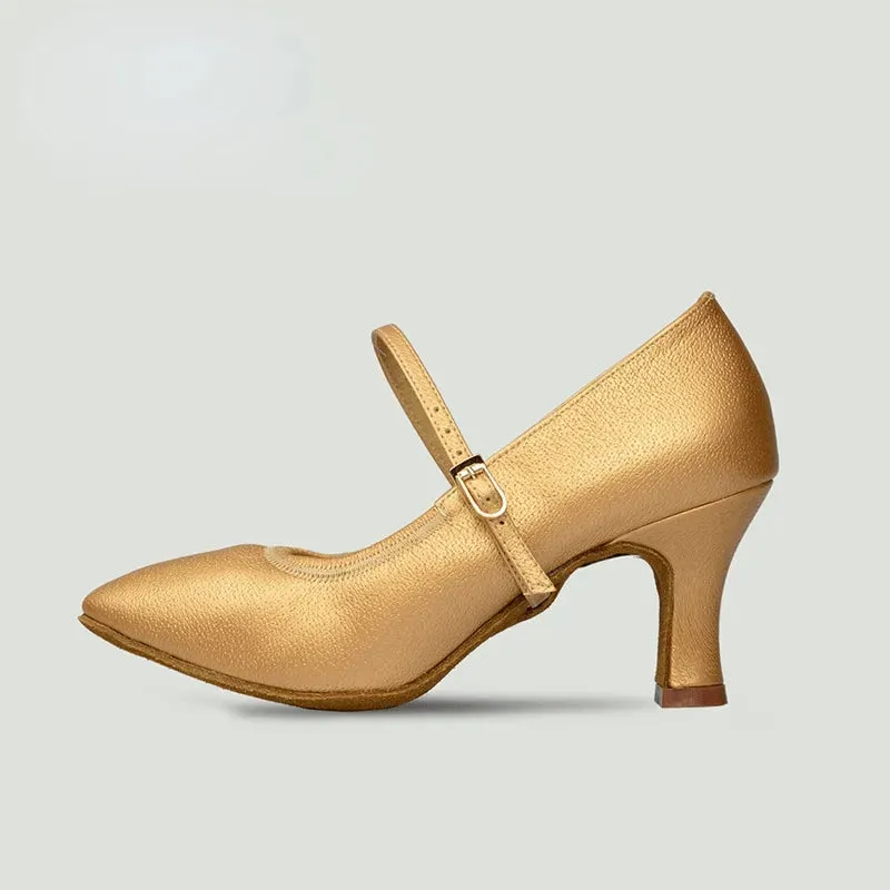 Ballroom Dance Shoes for Women, Salsa Dance Sneakers & Dancing Latin Shoes with Soft Microfiber Leather Sole