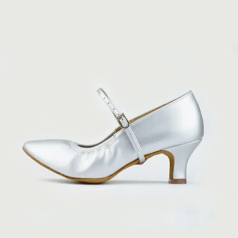 Ballroom Dance Shoes for Women, Salsa Dance Sneakers & Dancing Latin Shoes with Soft Microfiber Leather Sole