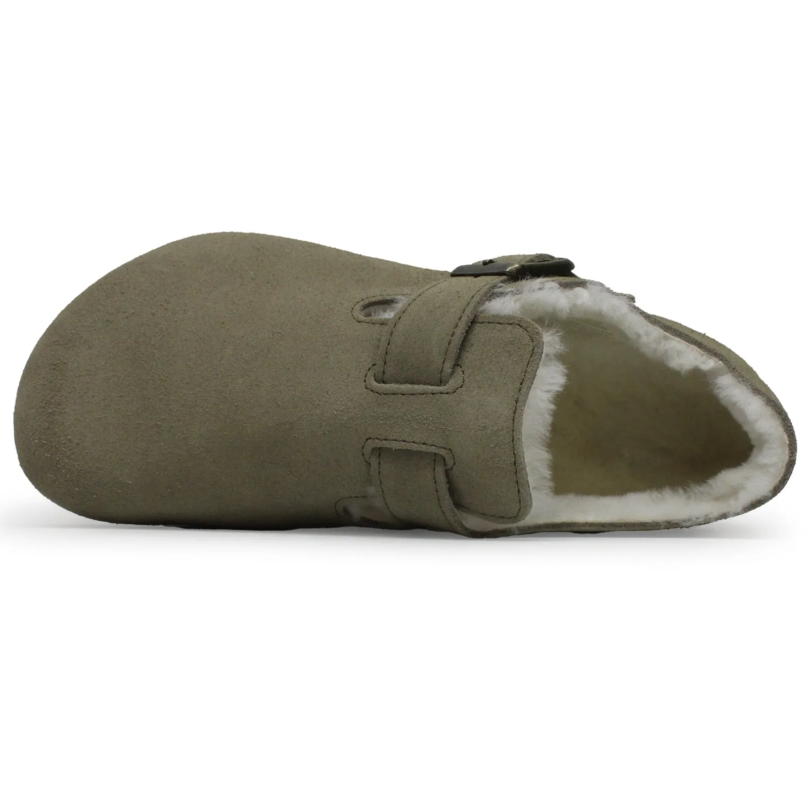 Birkenstock London Shearling Suede Leather Unisex Shoes