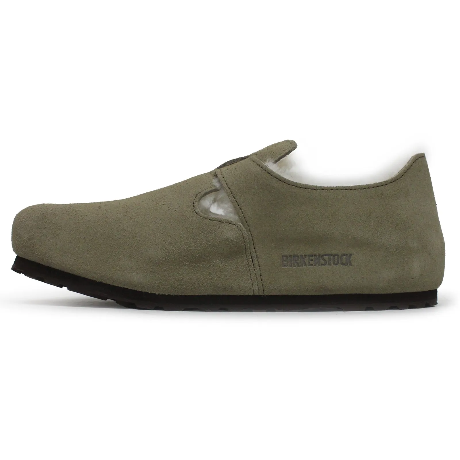 Birkenstock London Shearling Suede Leather Unisex Shoes