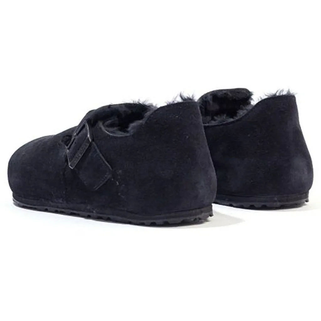 Birkenstock London Shearling Suede Leather Unisex Shoes
