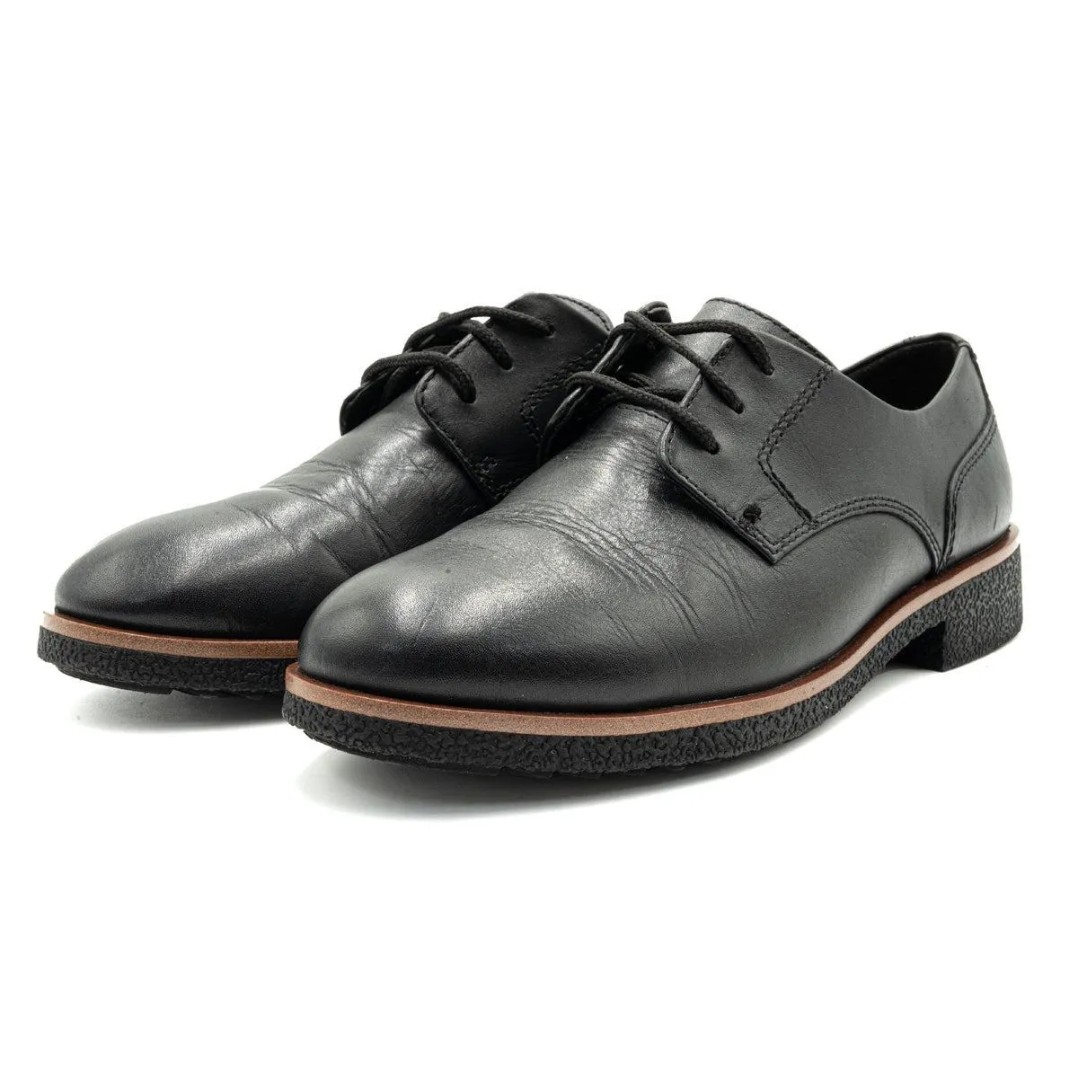 Clarks Lace Ups Leather Black Colour For Women