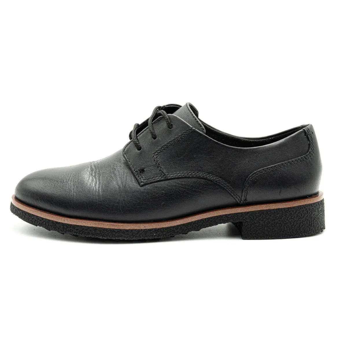Clarks Lace Ups Leather Black Colour For Women