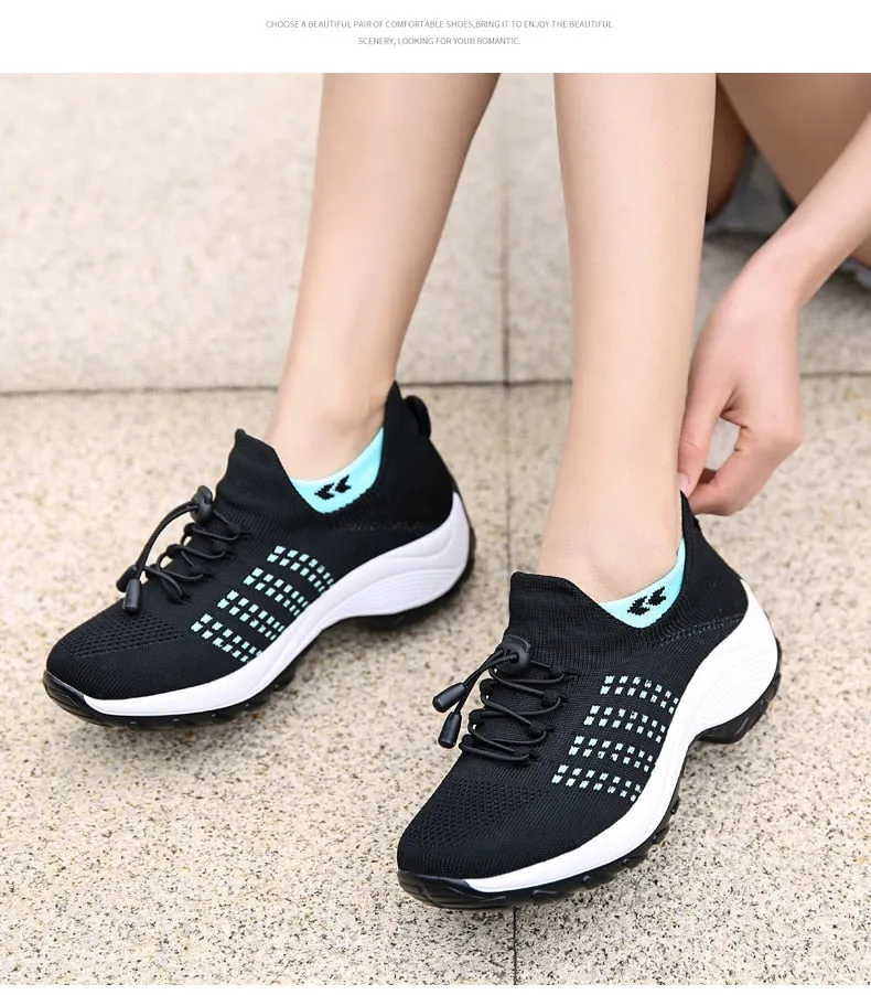 Comelyy - Breathable Mesh Tenis Ladies Shoes for Sock Sneakers(BUY 2 FREE SHIPPING)