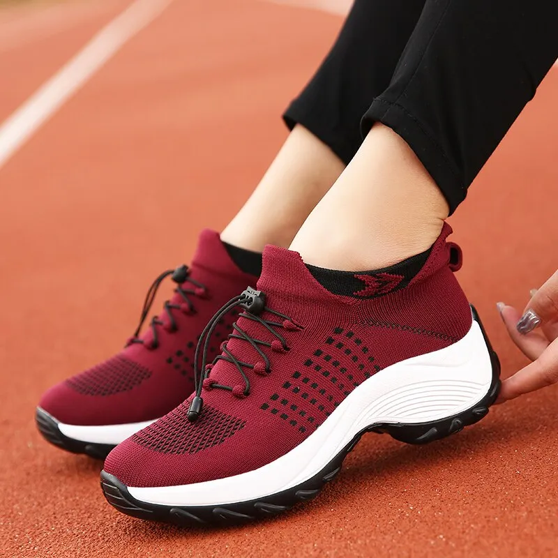 Comelyy - Breathable Mesh Tenis Ladies Shoes for Sock Sneakers(BUY 2 FREE SHIPPING)