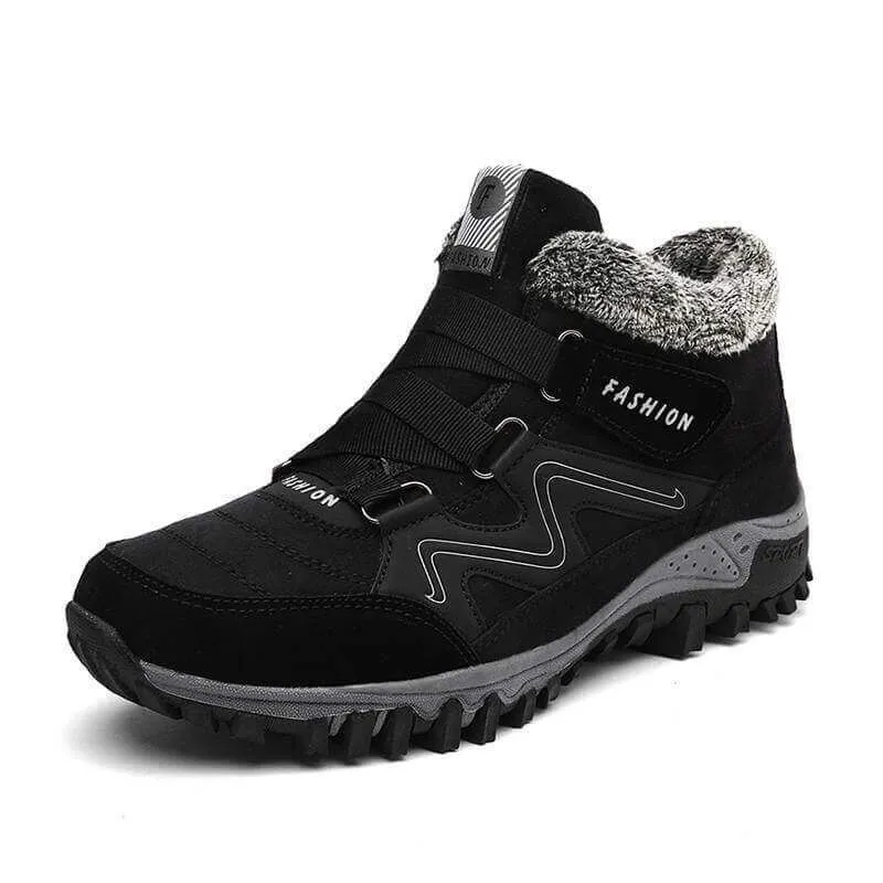 Comelyy Snowy Villia Leather Ankle Boots