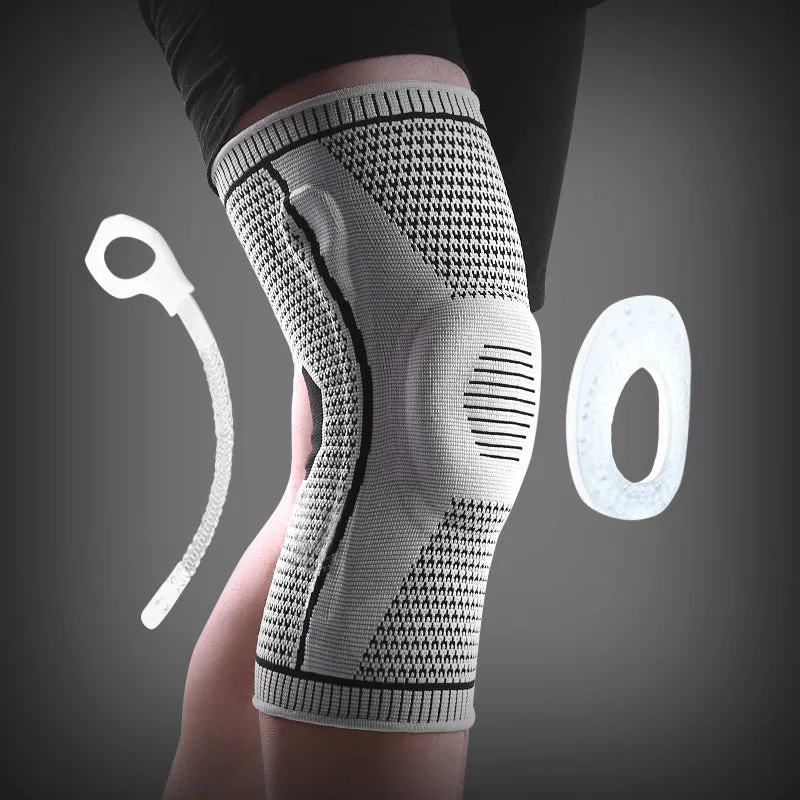Compression Sports Silicone Spring Breathable Knee Pads | Brodtica.com