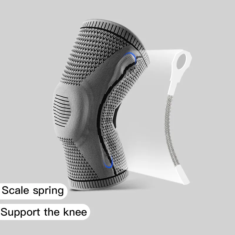 Compression Sports Silicone Spring Breathable Knee Pads | Brodtica.com