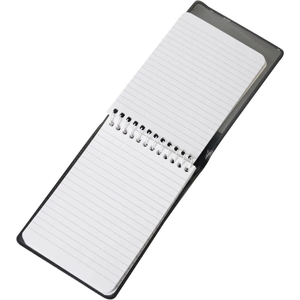 Cumberland Notebook Ruled Top Opening Perforated With Pvc Cover 86 X 120Mm Black