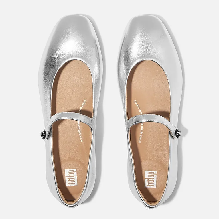 Delicato Mary Jane in Silver