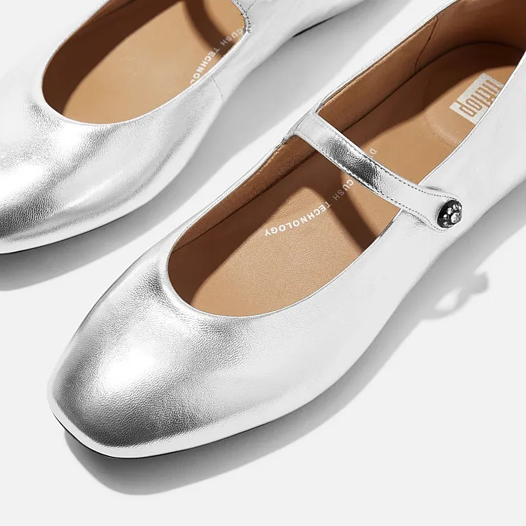 Delicato Mary Jane in Silver