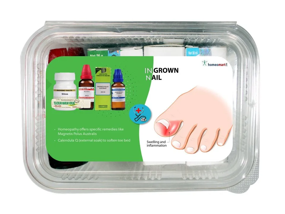 Dr. advised homeopathy Ingrown toenail treatment