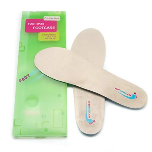 Foot Relief Soft Silicone Sports Gel Insoles, Insert Pad (M (6~9 US Women's))