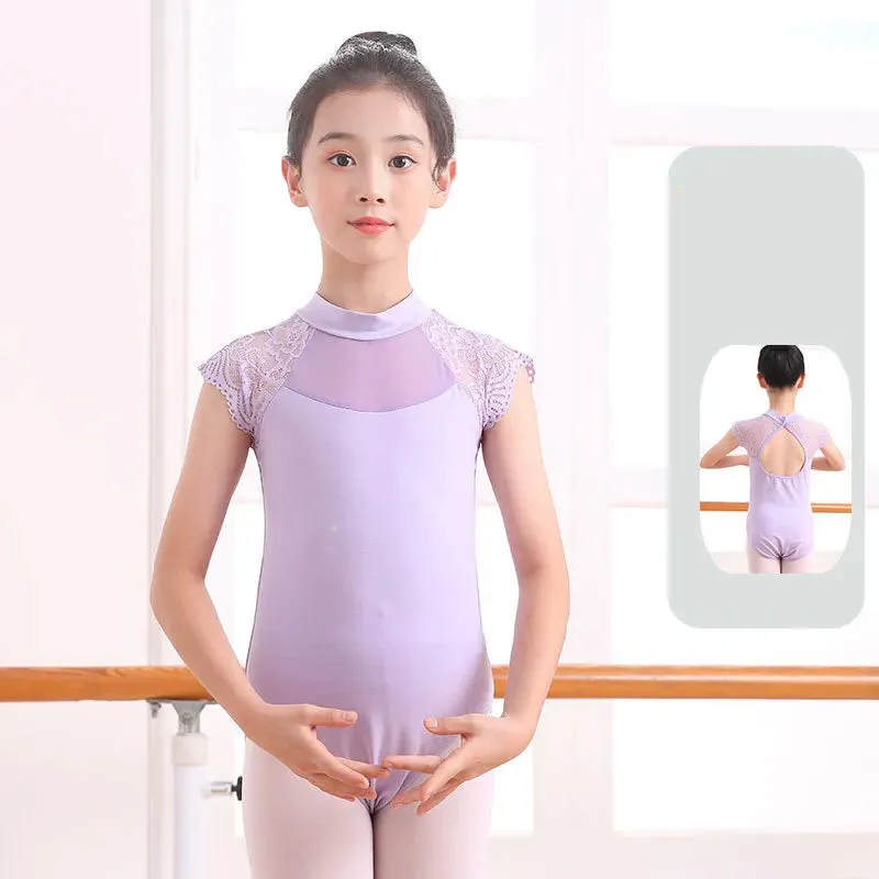 Girls Ballet Leotard Tops Ballet Outfit for Children