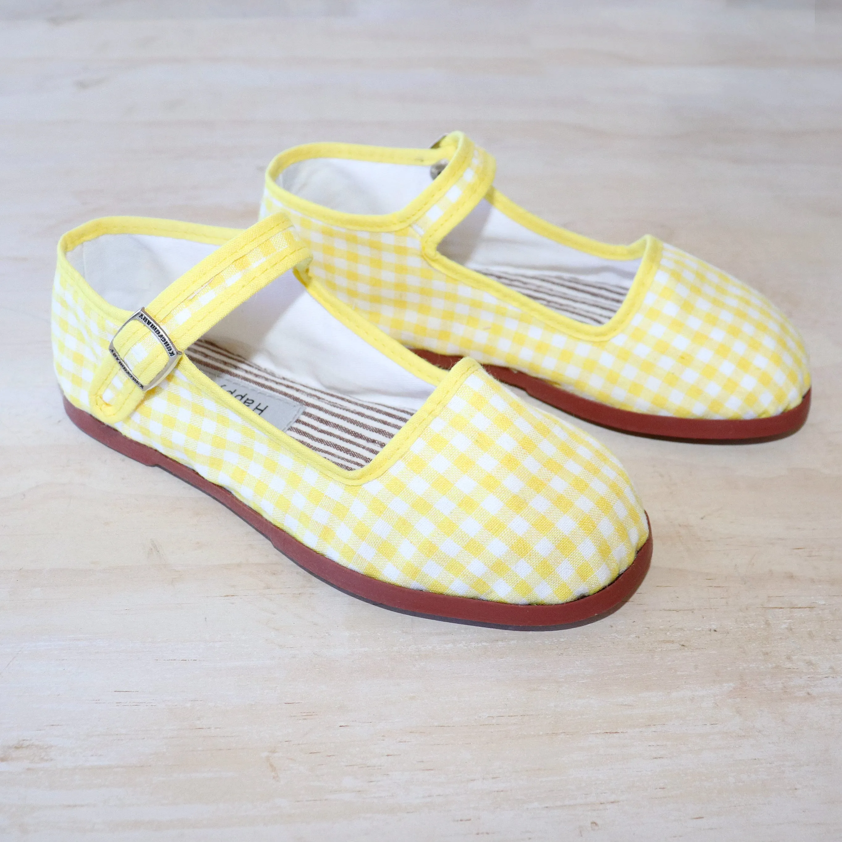 Girls Deluxe Lemon Gingham