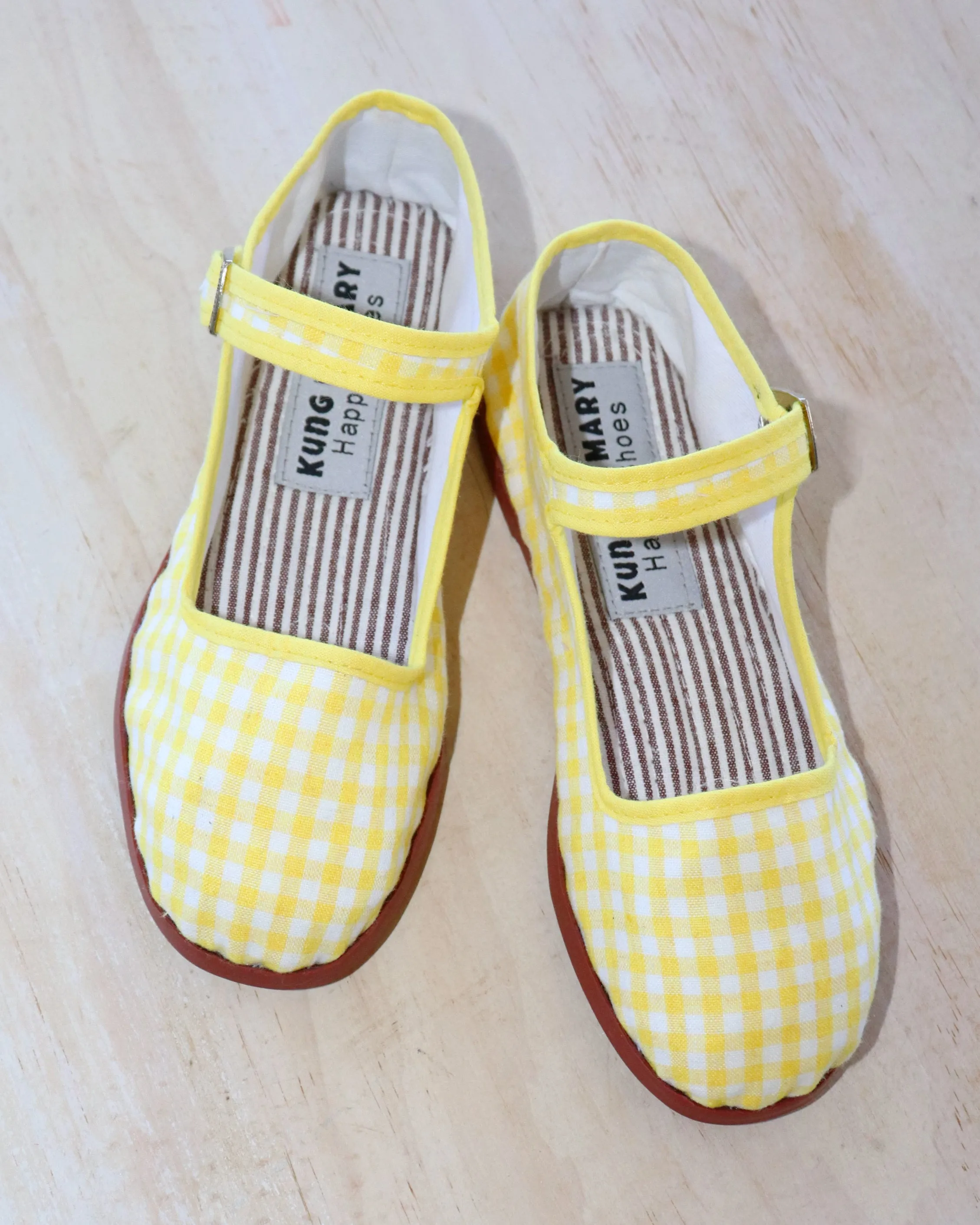 Girls Deluxe Lemon Gingham