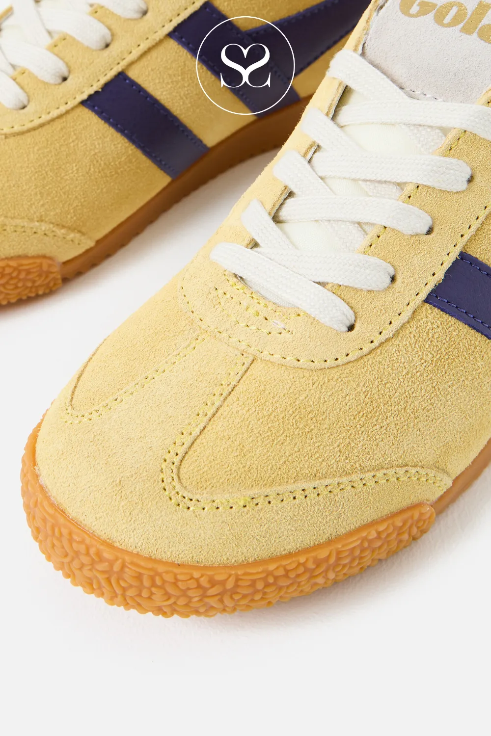 GOLA ELAN CLB538YV POLLEN YELLOW/PLUM/CERISE TRAINERS