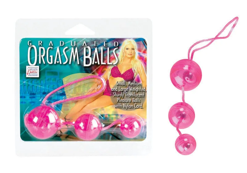 Graduated Orga SmallBalls Pink