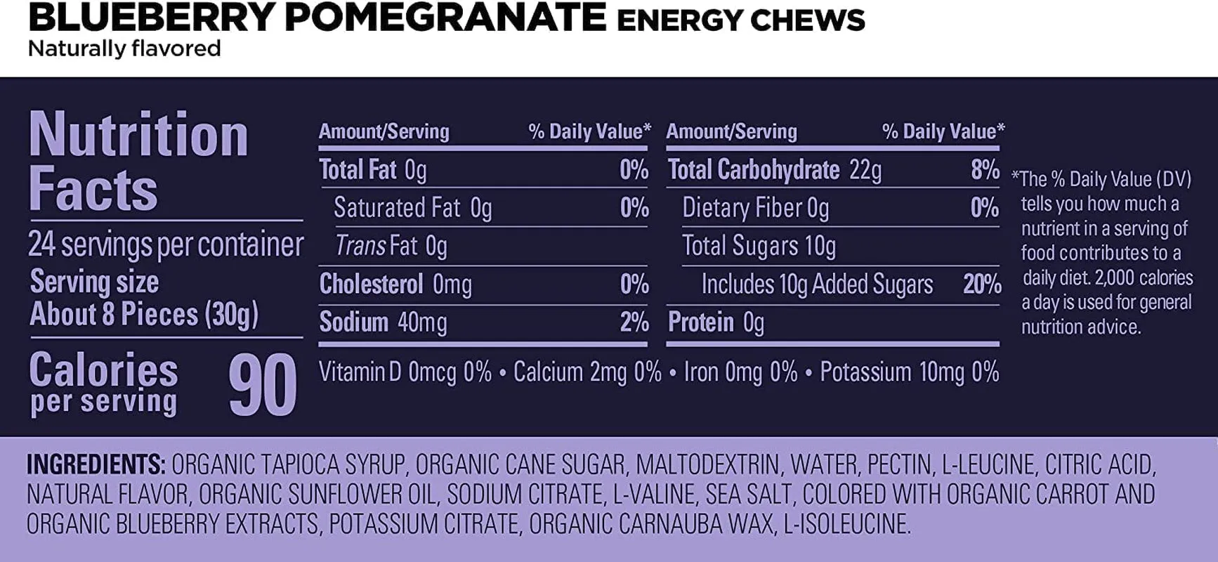 GU Energy Chews, Gummies with Electrolytes, Vegan, Gluten-Free, Kosher, and Dairy-Free On-The-Go Energy for Any Workout, 12 Bags (24 Servings Total)
