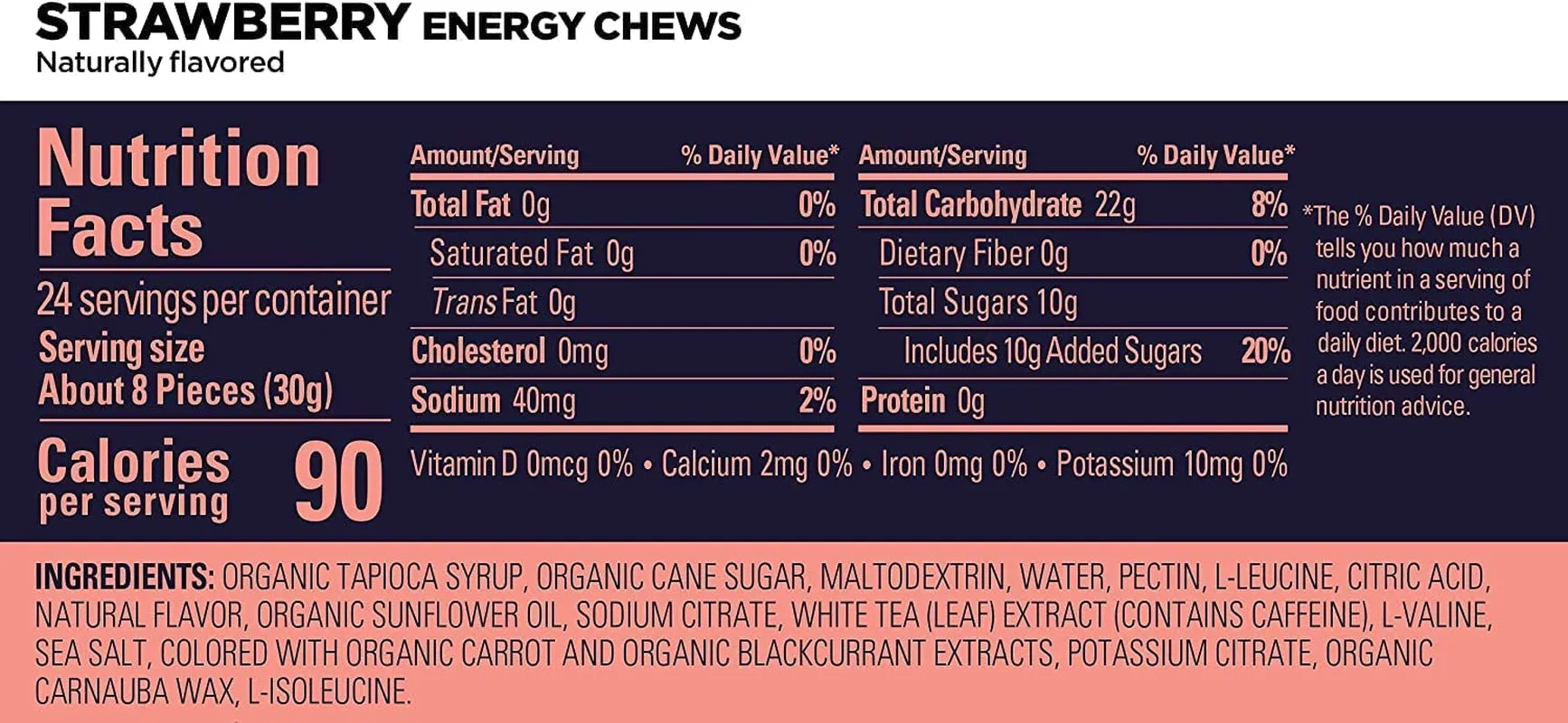 GU Energy Chews, Gummies with Electrolytes, Vegan, Gluten-Free, Kosher, and Dairy-Free On-The-Go Energy for Any Workout, 12 Bags (24 Servings Total)