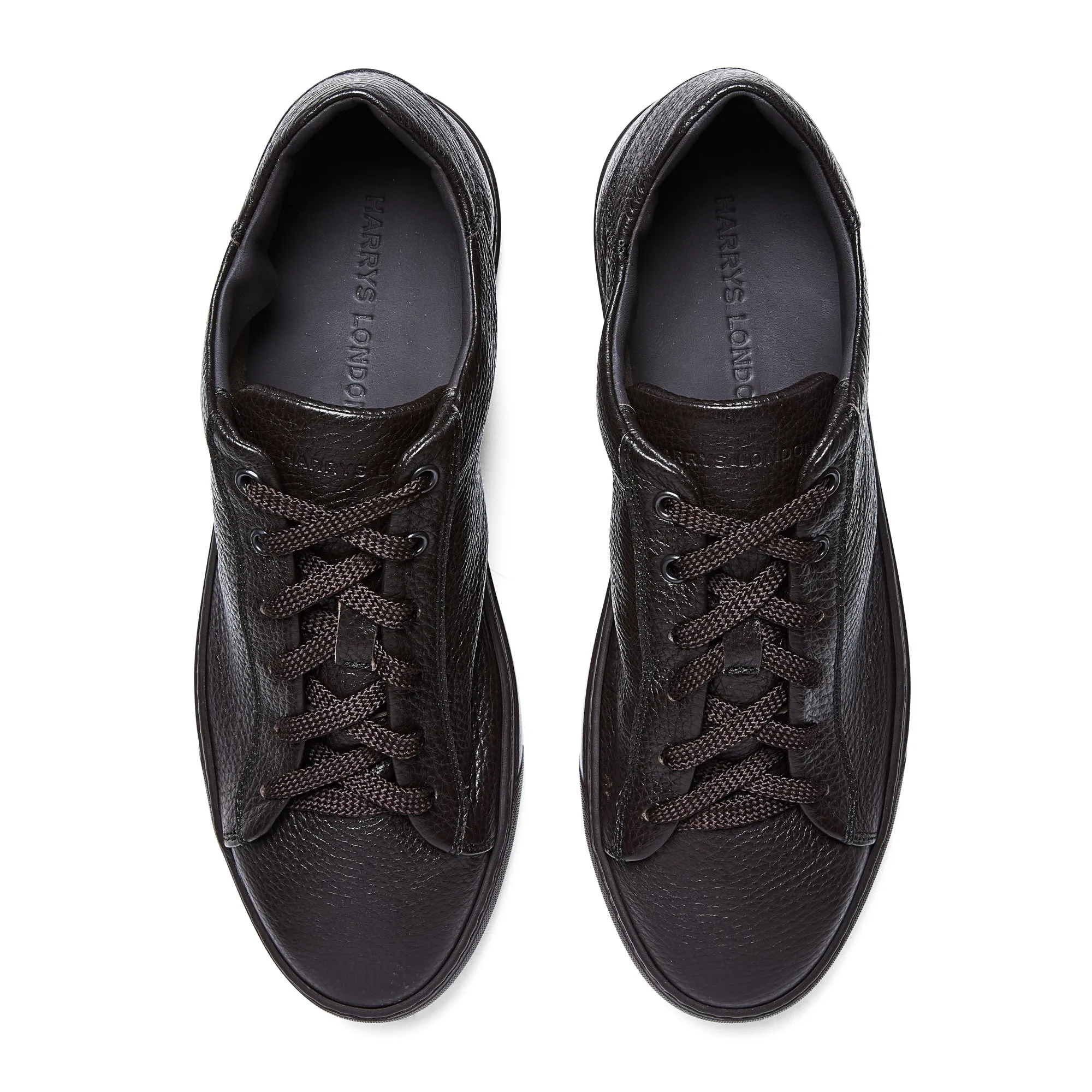 Harry's Of London Travis Super Soft Deerskin Low Top Trainer (Brown)
