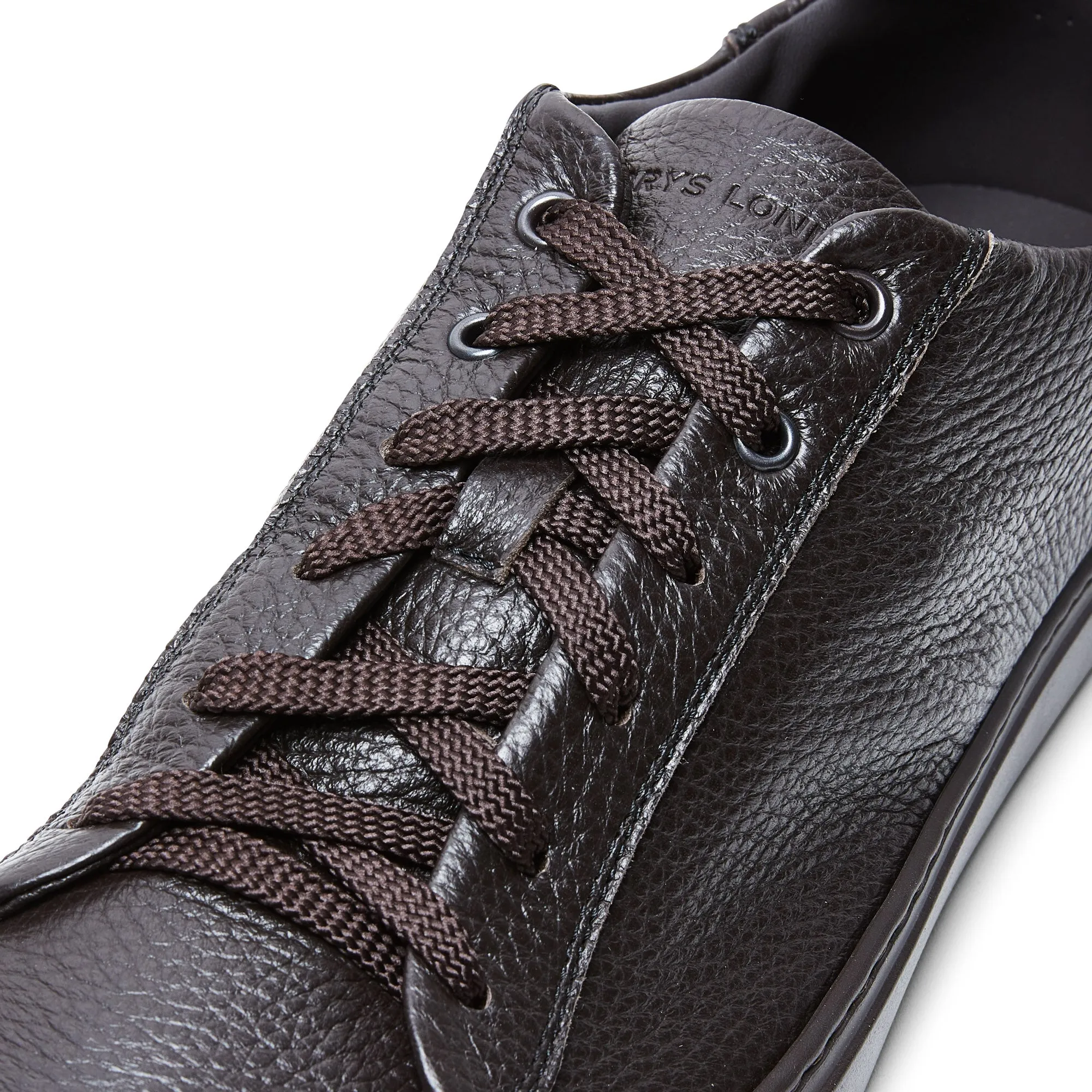 Harry's Of London Travis Super Soft Deerskin Low Top Trainer (Brown)