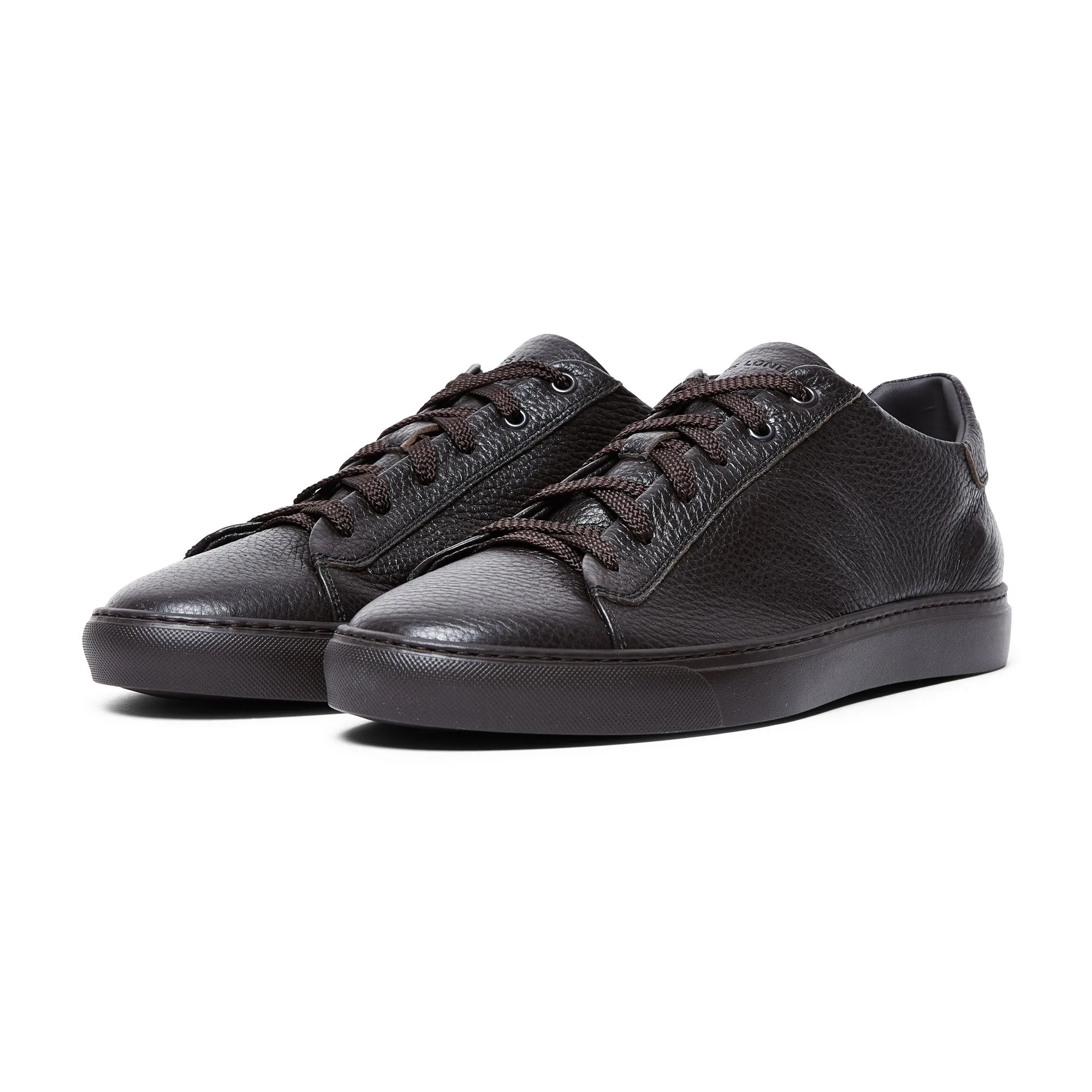 Harry's Of London Travis Super Soft Deerskin Low Top Trainer (Brown)