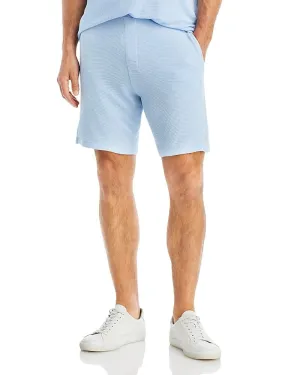 Hugo Boss Mens Regular fit Pajama Shorts Large Light Blue