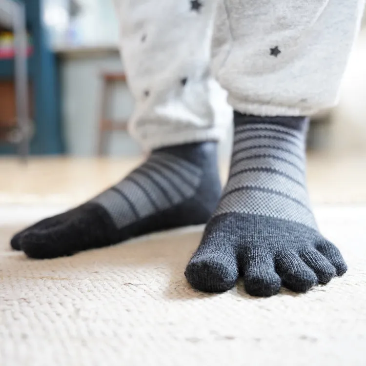 Injinji MW Mini-Crew Wool Slate