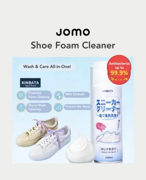 Japan Kinbata White Shoe Cleaner Sneaker Cleaning Agent Free-Wash Decontamination Foam