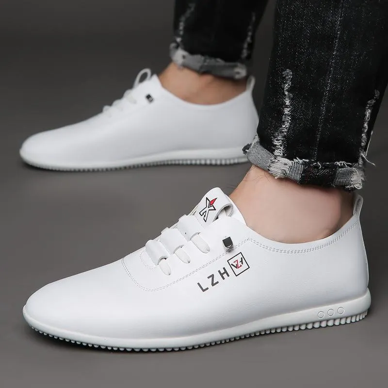 Leather Lightweight Soft-Soled Shoes