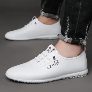 Leather Lightweight Soft-Soled Shoes
