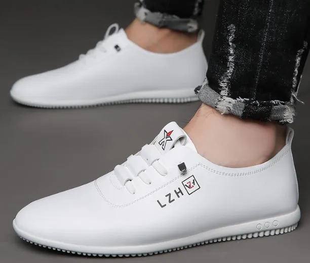 Leather Lightweight Soft-Soled Shoes